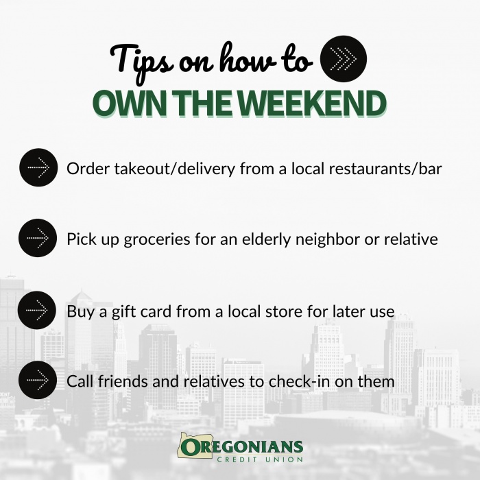 Tips on how to own the weekend